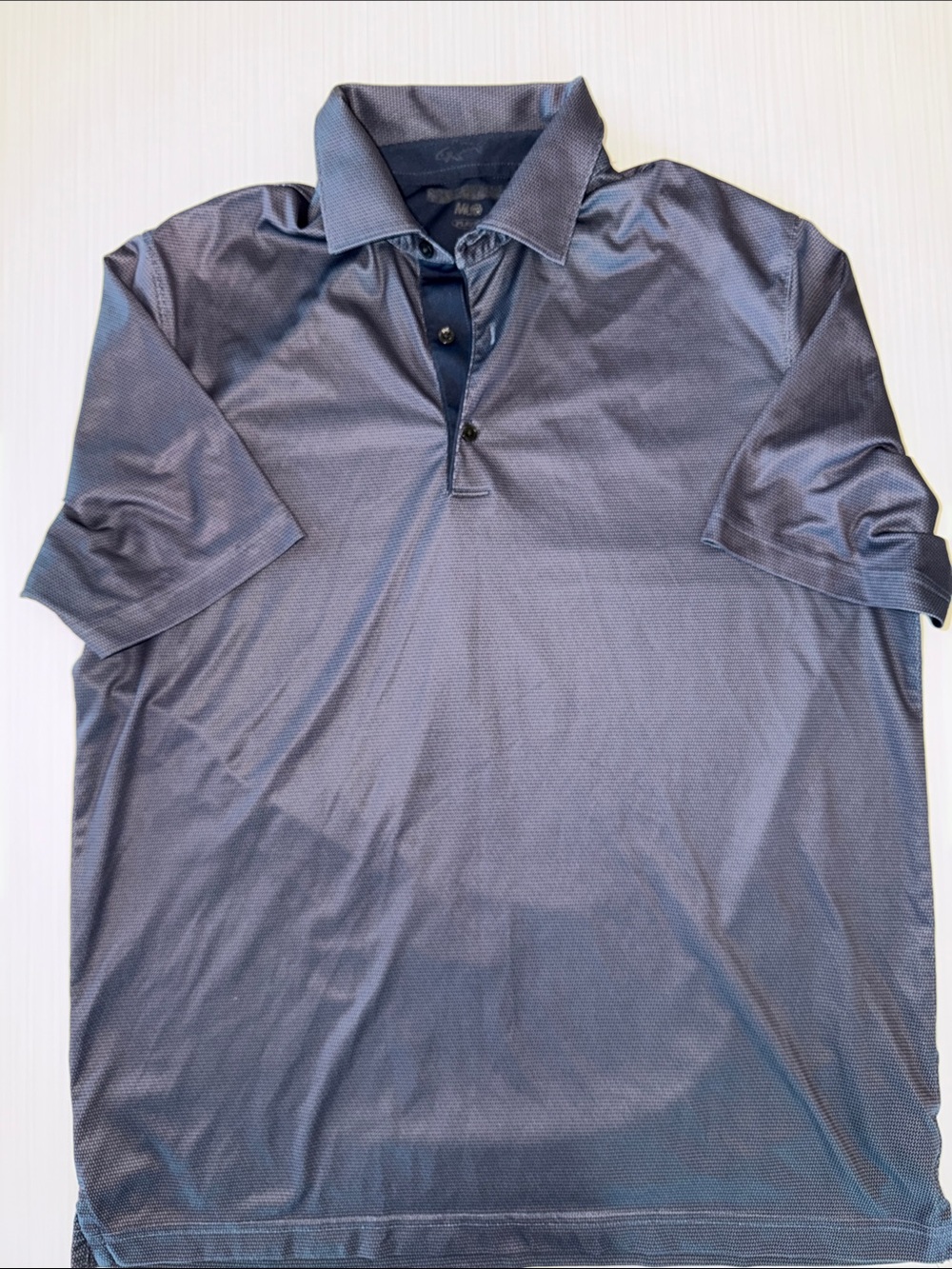 Greg Norman Collection Men's Polo Shirt in Navy Blue